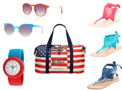 4th of July 2012 Red White and Blue Accessories