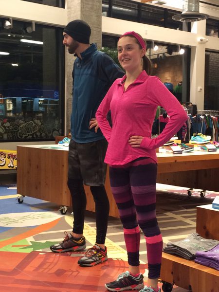Brooks' employees modeling Spring styles