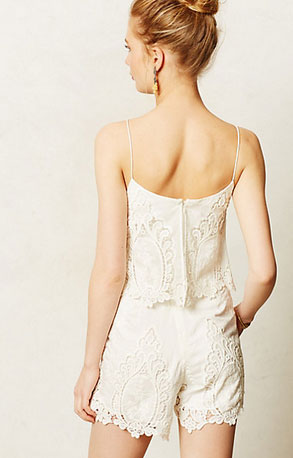 Anthropologie Lace Romper
