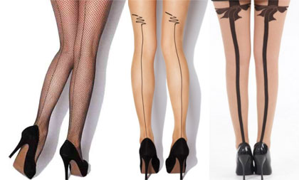 Hosiery Trend: Back Seam Tights