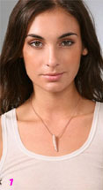 Breast Cancer Awareness Jewelry: Shopbop Made Her Think Breast Cancer Awareness Talon Necklace