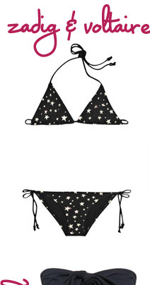 Zadig & Voltaire Star Print Bikini