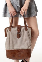 CC: Deena & Ozzy Canvas Menswear Tote