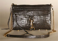 Rebecca Minkoff Croc Embossed Morning After Clutch