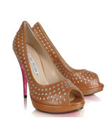 Luciano Padovan Studded Leather Pump