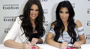 Kardashians at Bebe on Rodeo Drive to launch their second collection