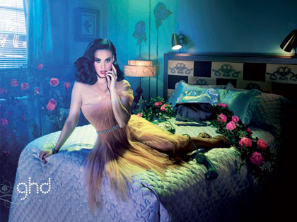 ghd and Katy Perry Campaign Imagery