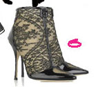 Roberto Cavalli Lace Ankle Boots