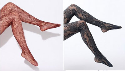 Lace tights