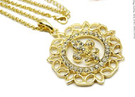 Lynn's 30 Inch Gold Fleur de Lis Necklace