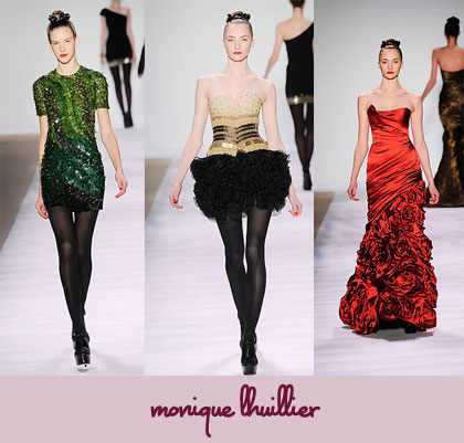 Monique Lhuillier New York Fashion Week Fall 2010