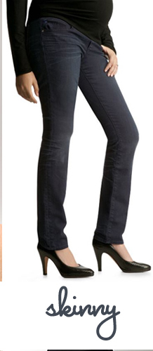 Gap Maternity Semi Demi Panel Skinny Jeans