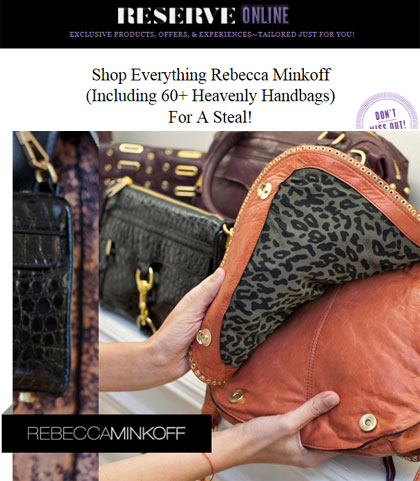 Refinery29 Reserve + Rebecca Minkoff partnership