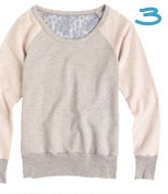 Lace-Back Sweatshirt