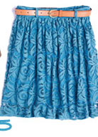 Crochet Belted Skirt
