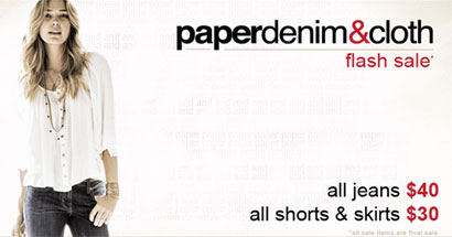 Paper Denim & Cloth Flash Sale