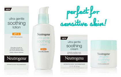 Neutrogena Ultra Gentle Soothing Cream & Lotion