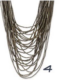 Cara Accessories Long Multi Strand Necklace