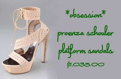 Proenza Schouler Platform High Heel Sandals