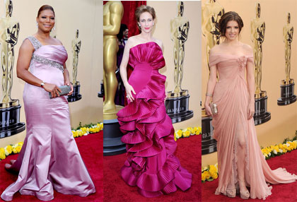 2010 Oscar Fashion Trends: Pink