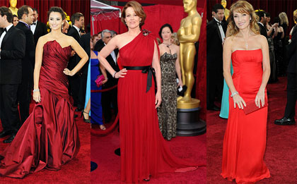 2010 Oscar Fashion Trends: Red