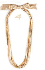 Golden/Pearl Multi Chain Necklace