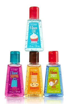 Bath and Body Works Anti-Bacterial 4-Pack PocketBac® Sanitizers Love It All Bundle