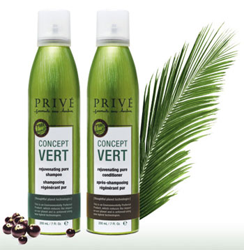 Privé Concept Vert Rejuvenating Pure Shampoo and Conditioner