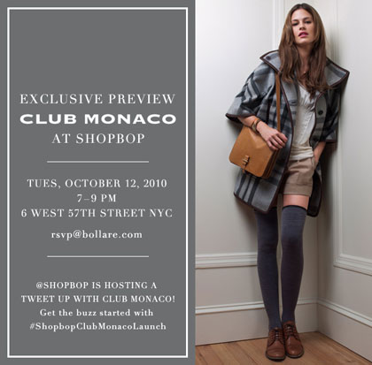Shopbop Club Monaco Launch