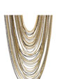 Cara Couture Multi Strand Chain Necklace