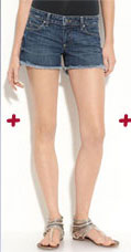 Paige Premium Denim Silverlake Stretch Denim Cutoff Shorts