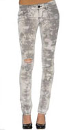 Black Orchid Tie-Dyed Galactic Washed Skinnies