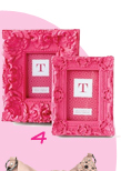 Twos Company Mod Pink Set of Two 4x6 Frames