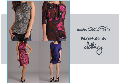 Save 20% on Veronica M Clothing
