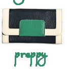 Orla Kiely Reversible Leather 3 Fold Wallet