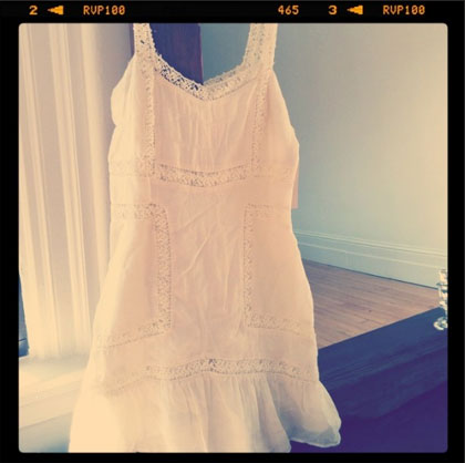 White summer dress