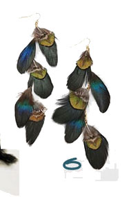 Cascading Feather Earrings