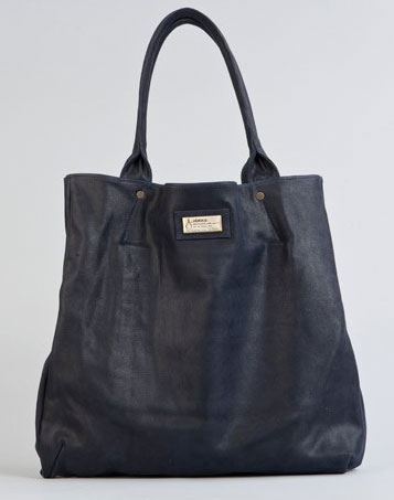 Hlaska Minimal Shopping Tote in Navy