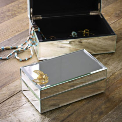 Mirrored Jewelry Box