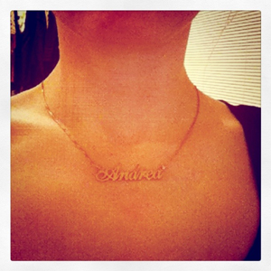 My Name Necklace Gold Necklace