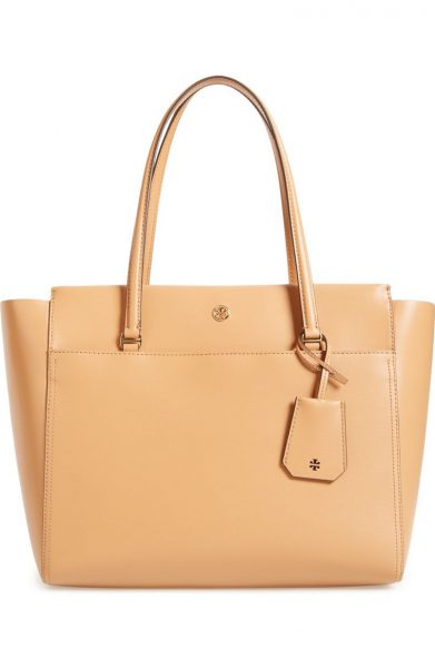 Tory Burch bag in tan leather, simple handbags