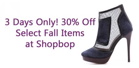 Save 30% on Select Fall Styles at Shopbop