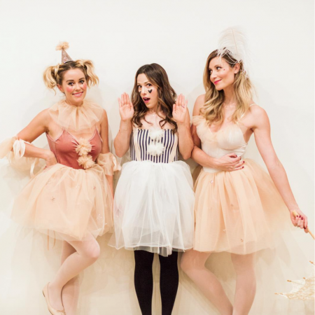 Lauren Conrad and friends in an adorable DIY trio of circus performers