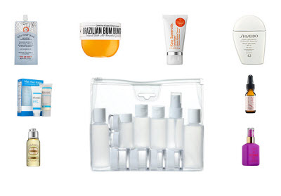 Beauty Travel Items: Minis and TSA Approved Containers